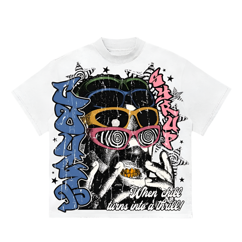 Cough Syrup Psychedelic  Graphic Tee