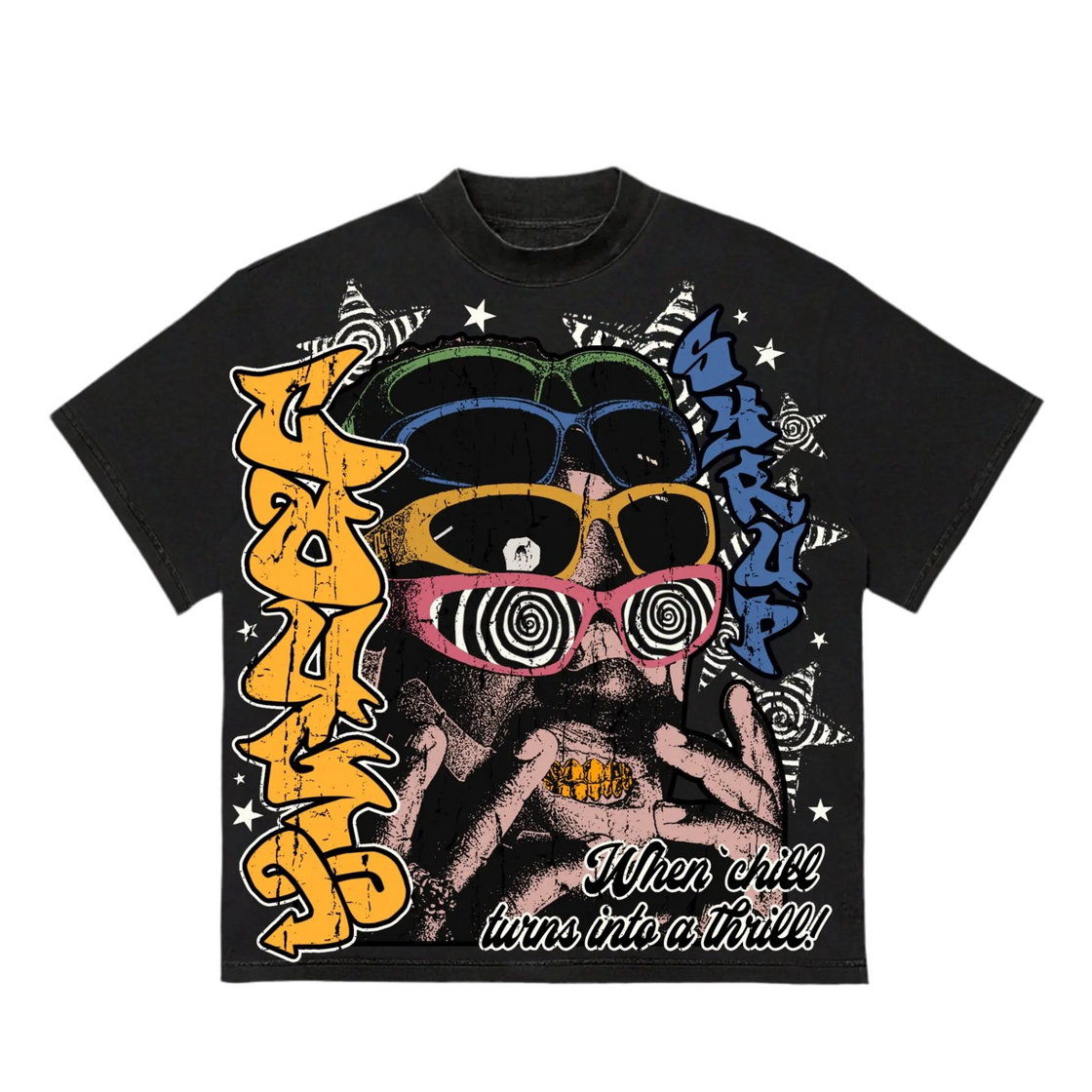 Cough Syrup Psychedelic  Graphic Tee