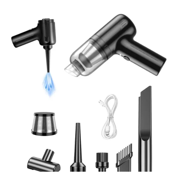 Hot Sale Portable Mini Multifunctional Car Vacuum Cleaner Cordless Handheld REchargeable ABS Battery Wet/Dry Use Car Cleaning