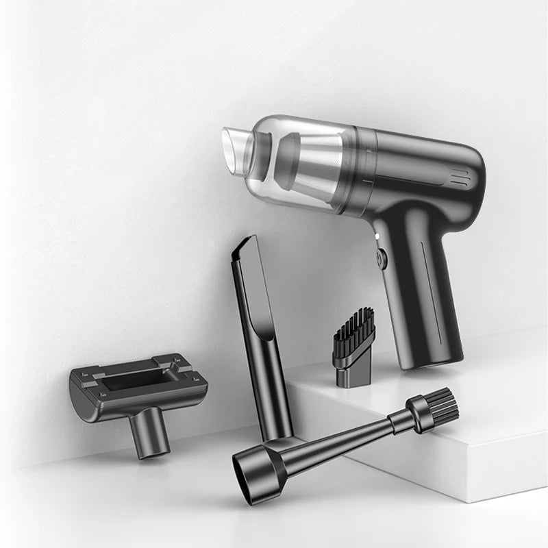 Hot Sale Portable Mini Multifunctional Car Vacuum Cleaner Cordless Handheld REchargeable ABS Battery Wet/Dry Use Car Cleaning