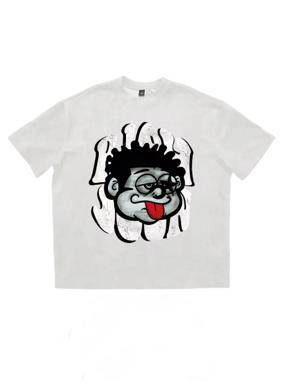 Vintage Funny Face Graphic Tee