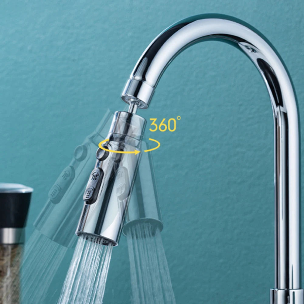 360 Degree Rotatable Faucet Extender Kitchen Faucet Aerator Anti Splash Faucet Aerator Saving Water Tap Nozzle For Bathroom Sink