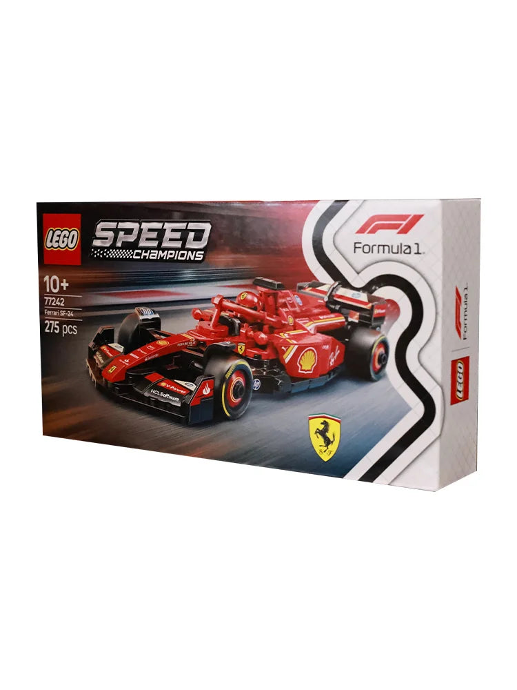Lego 77242 Ferrari Sf-24 F1 Racing 2025 New Kidsren's Educational Building Toy Building Blocks