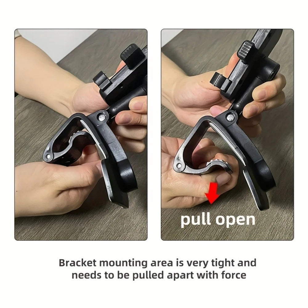 Universal phone support for car edge table 360°