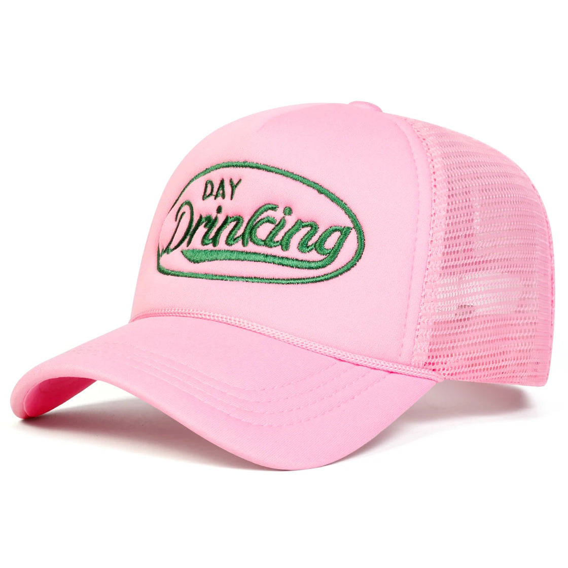 “DAY DRINKING” Embroidered Trucker Cap