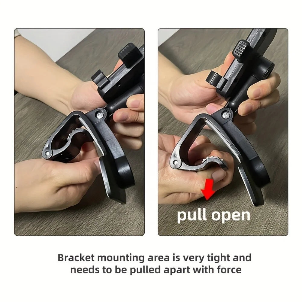 Universal phone support for car edge table 360°