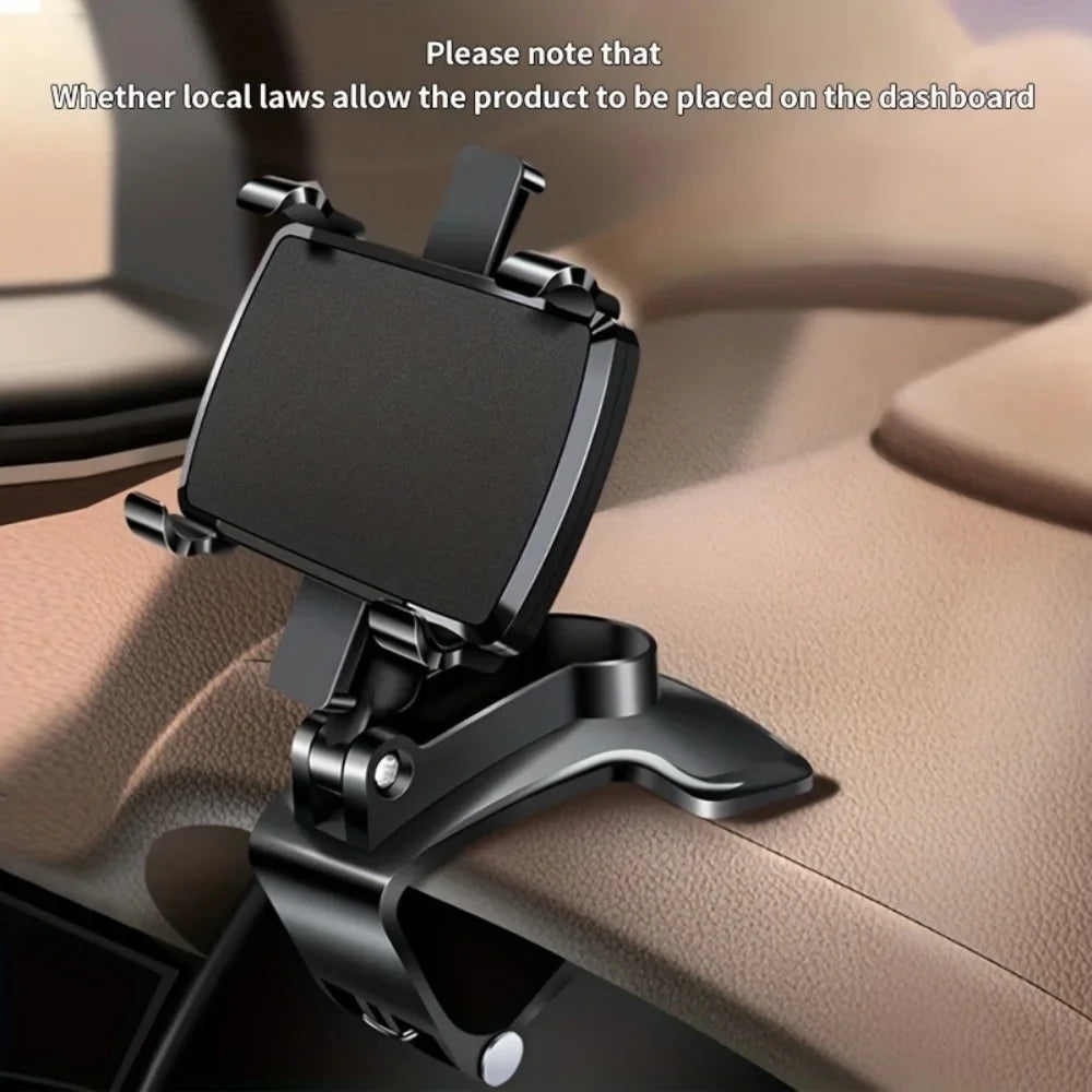 Universal phone support for car edge table 360°