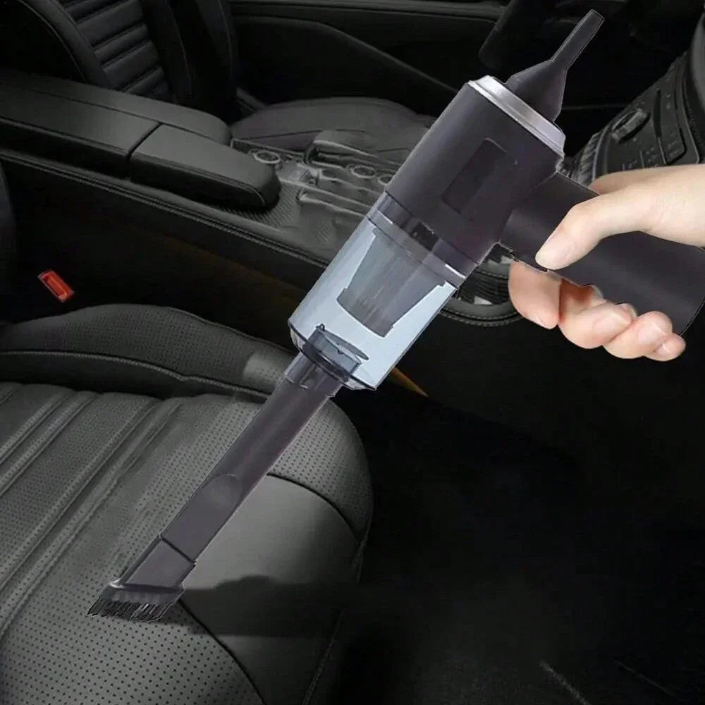 Car Vacuum Cleaner, Wireless Charging, Dual-purpose Suction and Blowing, Small Mini Handheld, High Power for Car Interior