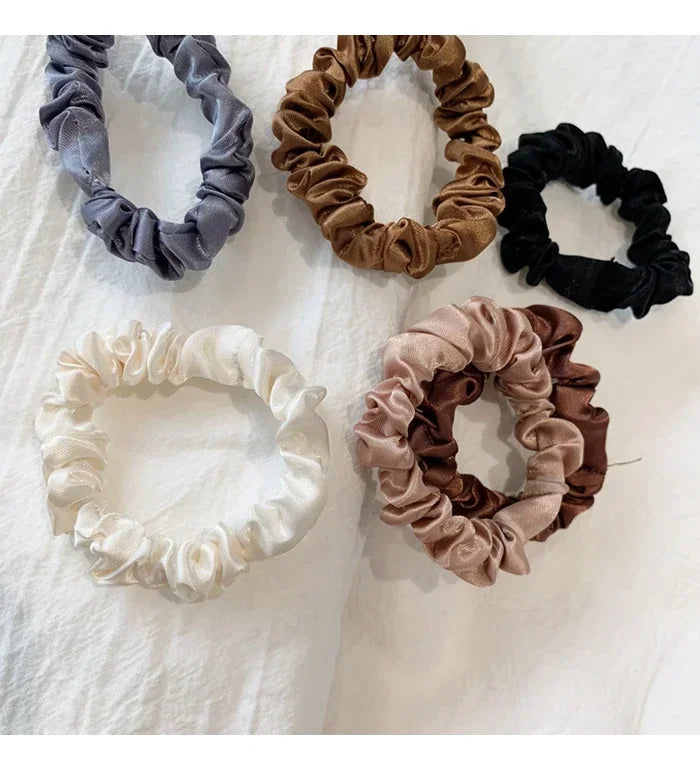 6/12 PCS Elegant women's headband, rubber band, elastic band, softer than silk hair | Satin headband |