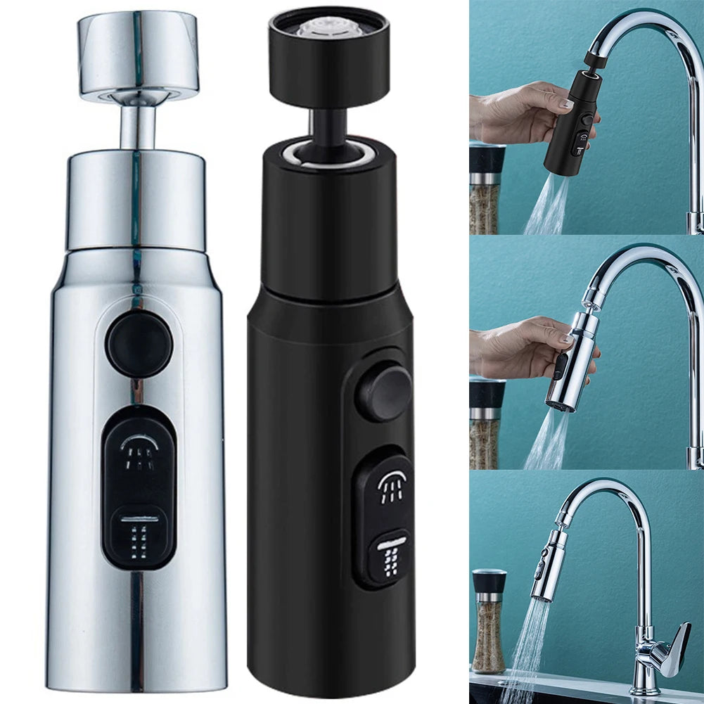 360 Degree Rotatable Faucet Extender Kitchen Faucet Aerator Anti Splash Faucet Aerator Saving Water Tap Nozzle For Bathroom Sink