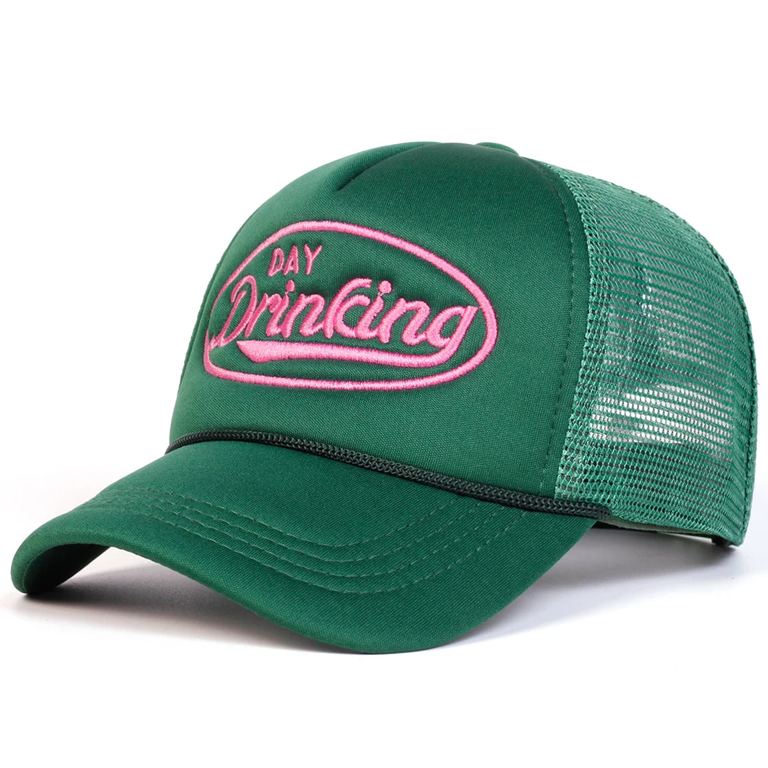 “DAY DRINKING” Embroidered Trucker Cap