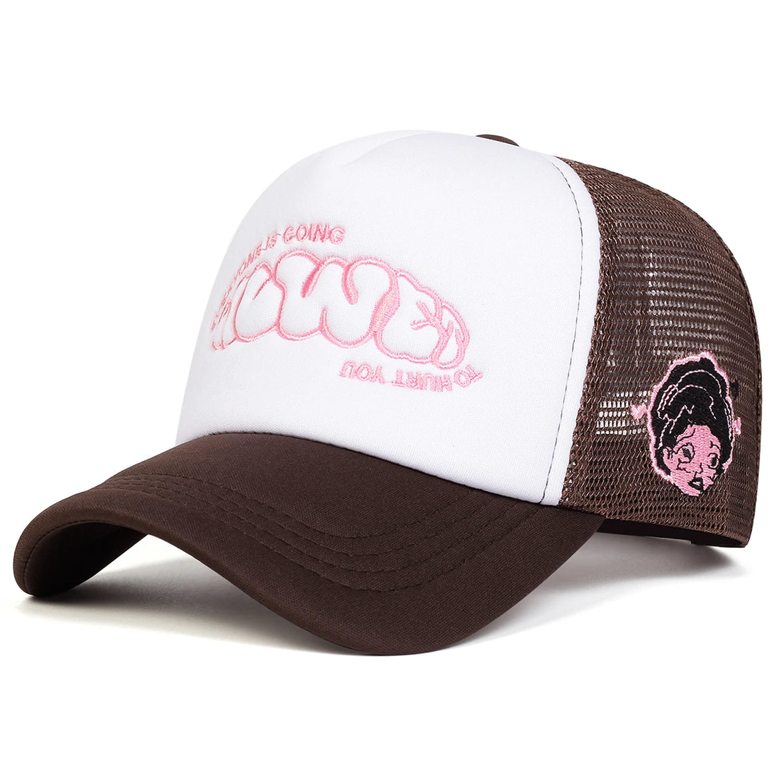 “EVERYONE IS GOING” Embroidered Trucker Cap