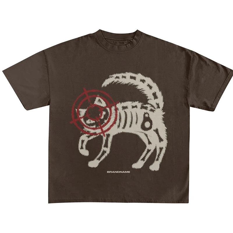 Mechanical Cat Graphic Tee