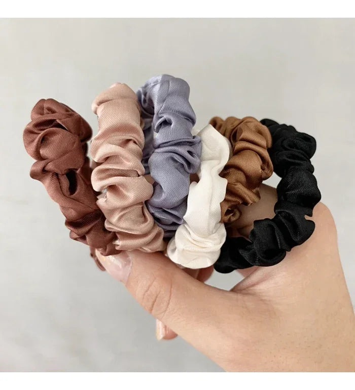 6/12 PCS Elegant women's headband, rubber band, elastic band, softer than silk hair | Satin headband |