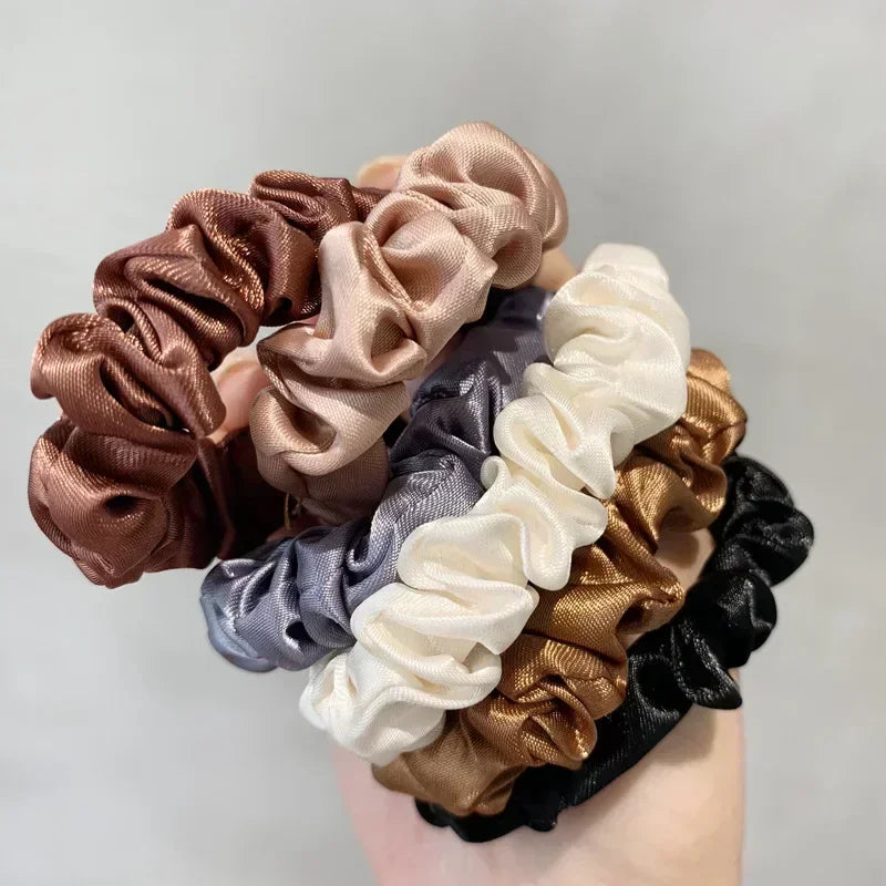 6/12 PCS Elegant women's headband, rubber band, elastic band, softer than silk hair | Satin headband |