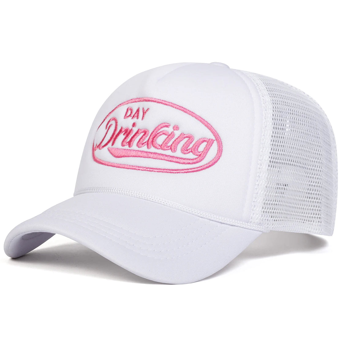 “DAY DRINKING” Embroidered Trucker Cap